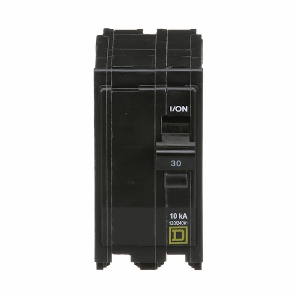 Square D Miniature Circuit Breaker, QO Series, 30A, 2 Pole, 120/240V AC, 10kA at 120/240V AC QO230C - main